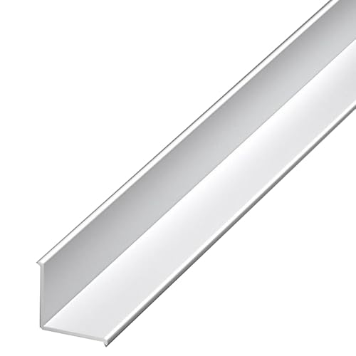 Eloxierte Aluminium-Übergangsschienen – 15 X 15 Mm, Bodenkantenprofil, TMW-Profile, Werten Sie Ihr Zuhause Oder Büro Mit Perfekten 90-Grad-Winkeln Auf(Silver,8mm) von HAOKKV