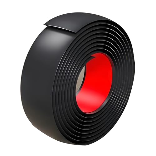 HAOKKV Übergangsleiste Boden, Bodenbelagsstreifen Selbstklebend, PVC -Formleisten, Für Teppich, Fliesen Und Lücken, Schwellenabdeckung(Maple,7.6cm/2.99in) von HAOKKV