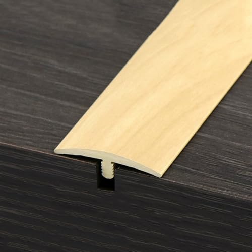 Übergangsleiste Boden Selbstklebend PVC Abdeckleiste Holzmaserungsdesign Übergangsprofil Laminat Für Unebene Böden Mit Höhen Bis Zu 6mm(Maple) von HAOKKV