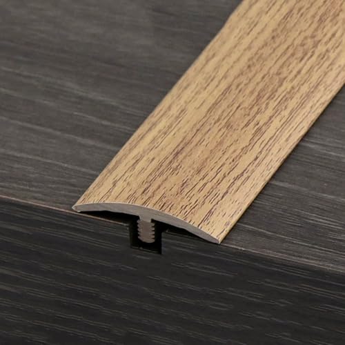 Übergangsleiste Boden Selbstklebend PVC Abdeckleiste Holzmaserungsdesign Übergangsprofil Laminat Für Unebene Böden Mit Höhen Bis Zu 6mm(Red Spruce) von HAOKKV