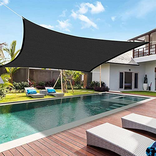 Sonnensegel für Outdoor, Sonnenschutz Baldachin, Rechteckig Schutz Sonnenschirme Baldachin, Sale Angebote Sonnenschatten für Außenpool Apartment Hof Garage Garten Rasenhaus Hinterhof Carport von HAOLEI