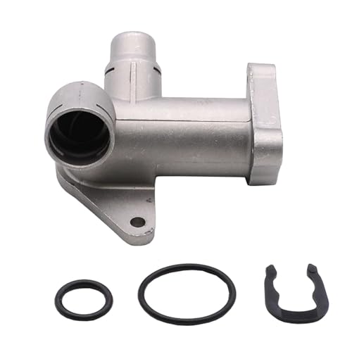 Aluminium Kühlschlauch mit T-Stück Kühler Kühlmittelschlauch Flansch Kühlmittelflansch Für Audi A6 A4 Für VW Passat B5 1.8T Für Skoda Superb I 058121133F 058121133A 058121133B 058121133C von HAOTOM