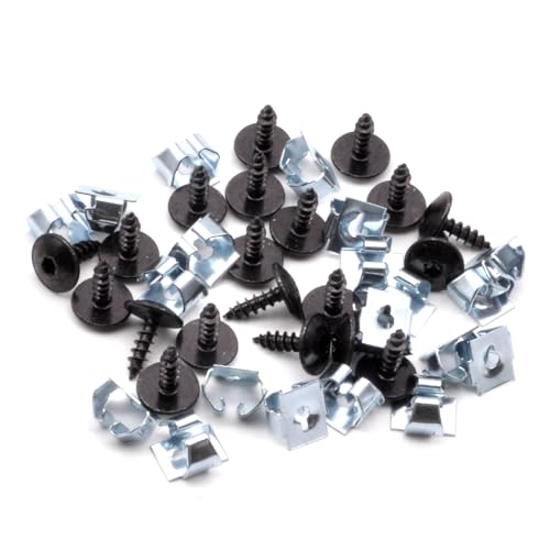 HAOTOM 20Set Federmutter Unterbodenschutz Kotflügelabdecker-Schutzschild Geschwindigkeitsmuttern-Klammerhalterungen mit Schraube For VW For Audi For Seat For Skoda N10327102 N90775001 HAOTOM 20Set Federmutter Unterbodenschutz Kotflügelabdecker-Schutzschild Geschwindigkeitsmuttern-Klammerhalterungen mit Schraube For VW For Audi For Seat For Skoda N10327102 N90775001 von HAOTOM