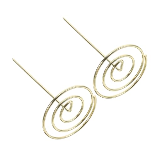 2Stücke Goldene Menübeschwörung Zettelhalter mit Runder Basis Multifunktionale Rechnungshalter für Restaurant Bar Hochwertigem Metall Sicher und Stabil 2Stücke Goldene Menübeschwörung Zettelhalter mit Runder Basis Multifunktionale Rechnungshalter für Restaurant Bar Hochwertigem Metall Sicher und Stabil von HAPINARY