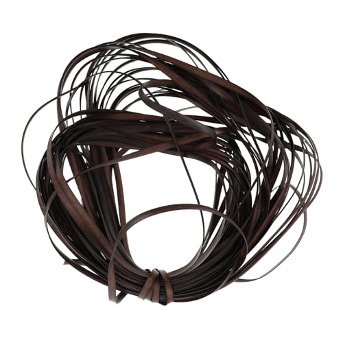 HAPINARY 1 Rolle Rattan Reparaturmaterialien Kunststoffrattan für Stühle Stockmaterial für Stuhl Party-DIY-Plastikrattans Kunststoffrattan zum Reparieren von Stühlen Sport Kaffee von HAPINARY