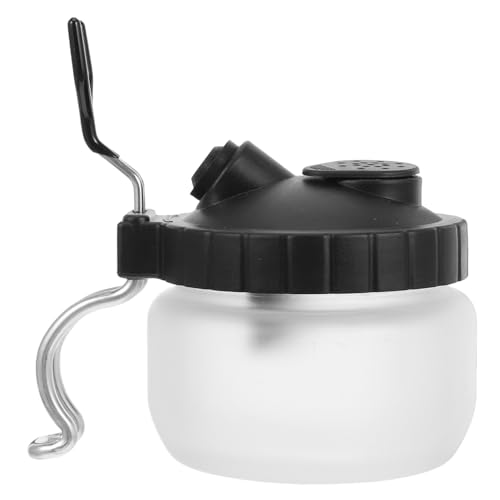 HAPINARY 1 Satz Sprühpistolenreinigung kann Pigmentbecher geteilt Airbrush-Farbbecher Pigmentbehälter Airbrush Airbrush-Reinigertopf Airbrush Clean Kit Airbrush -Mischflaschen Glas von HAPINARY