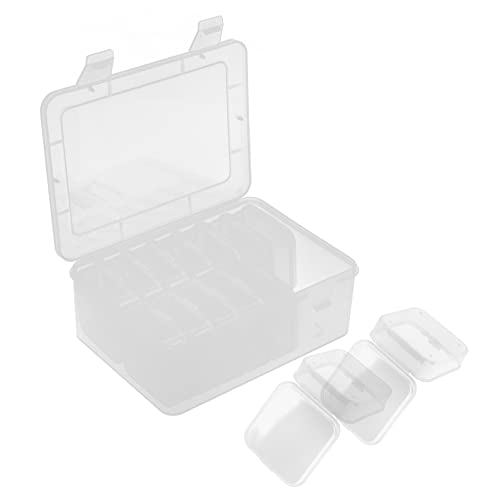 HAPINARY Transparente Aufbewahrungsboxen Kleine Perlen-Organizer Mini-plastikbehälter Mit Klappdeckel Bastel-Organizer Für Schmuck Und Kleinteile Perlen-aufbewahrungsbehälter HAPINARY Transparente Aufbewahrungsboxen Kleine Perlen-Organizer Mini-plastikbehälter Mit Klappdeckel Bastel-Organizer Für Schmuck Und Kleinteile Perlen-aufbewahrungsbehälter von HAPINARY