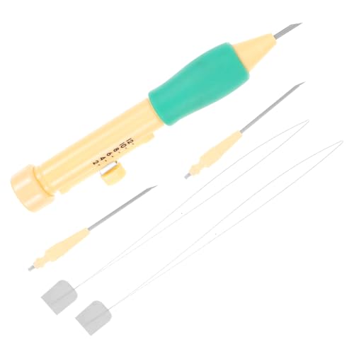 HAPINARY Punch Needle Stickerei-Set Ergonomische Stanznadeln Für Anfänger Leichtgewichtige Stickwerkzeuge Für DIY-projekte Und Handarbeiten Grünes Design HAPINARY Punch Needle Stickerei-Set Ergonomische Stanznadeln Für Anfänger Leichtgewichtige Stickwerkzeuge Für DIY-projekte Und Handarbeiten Grünes Design von HAPINARY
