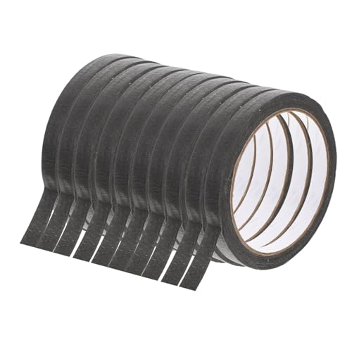 HAPINARY 10 Rollen Selbstklebendes Dekoratives Malerpapier Klebeband Hitzebeständig Handreißbar Vielseitig für Basteln Malen Sprühen Schutz HAPINARY 10 Rollen Selbstklebendes Dekoratives Malerpapier Klebeband Hitzebeständig Handreißbar Vielseitig für Basteln Malen Sprühen Schutz von HAPINARY