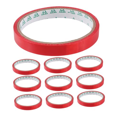 HAPINARY 10 Rollen Strapazierfähiges Verschlussband für Beutel Multifunktionales Verpackungsband für Lebensmittelverpackung für Supermarkt Verschlussmaschinen pro Rolle HAPINARY 10 Rollen Strapazierfähiges Verschlussband für Beutel Multifunktionales Verpackungsband für Lebensmittelverpackung für Supermarkt Verschlussmaschinen pro Rolle von HAPINARY