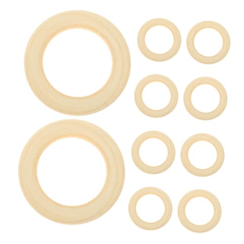 HAPINARY 10 Stück Holzschmuck Holzringverbinder Holz Makramee Ring Makramee Ring Holzringe Holzringe Zur Anhängerherstellung Holzreifen Zum Basteln Holzring Beige HAPINARY 10 Stück Holzschmuck Holzringverbinder Holz Makramee Ring Makramee Ring Holzringe Holzringe Zur Anhängerherstellung Holzreifen Zum Basteln Holzring Beige von HAPINARY