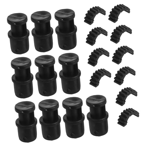 HAPINARY 10 Stück Kunststoff Innen sicherungsringe für Teleskopstangen Rohrverbinder Verstellbare Adapter für Besenstiele Sichere Verbindung für Mopphandles in Haushalt und Gewerbe von HAPINARY