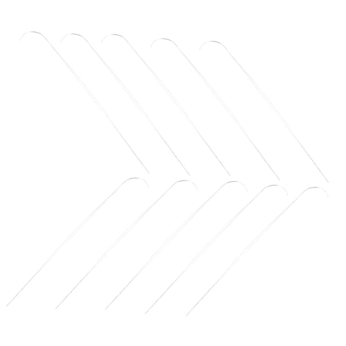 HAPINARY 10 Stück Teiliges Gebogene Perlennadeln aus Metall Praktische DIY Schmuckherstellung Nadeln Geeignet für Perlen Auffädeln Armbänder und Ketten Langlebig und Einfach zu Verwenden von HAPINARY