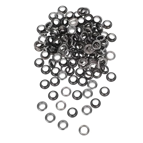 HAPINARY 100sätze Metallösen Mit Unterlegscheibe Selbstsichernde Ösen Reparatur Von Leder Stoff Segeltuch Kleidung Vorhängen Schuhen Taschen HAPINARY 100sätze Metallösen Mit Unterlegscheibe Selbstsichernde Ösen Reparatur Von Leder Stoff Segeltuch Kleidung Vorhängen Schuhen Taschen von HAPINARY