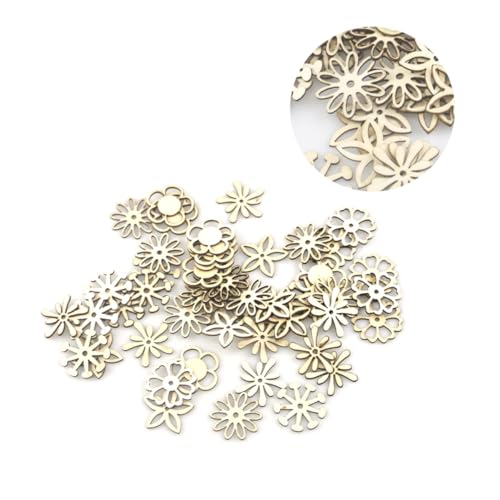 HAPINARY 100 Stück Holzscheiben Blumenform DIY Holzscheiben zum Basteln Bastelset für Kreativität Natürliche Blanke Holzstücke Langlebig und Vielseitig für Scrapbooking und Dekoration HAPINARY 100 Stück Holzscheiben Blumenform DIY Holzscheiben zum Basteln Bastelset für Kreativität Natürliche Blanke Holzstücke Langlebig und Vielseitig für Scrapbooking und Dekoration von HAPINARY