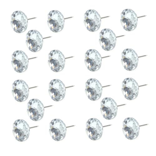 HAPINARY 100 Stück Kristall Polsternägel Silberfarbene Möbel Tacks Dekorative Sofaknöpfe für Kopfteil und Wanddekoration Glatte Oberfläche Robust zum Annähen und Nageln Geeignet HAPINARY 100 Stück Kristall Polsternägel Silberfarbene Möbel Tacks Dekorative Sofaknöpfe für Kopfteil und Wanddekoration Glatte Oberfläche Robust zum Annähen und Nageln Geeignet von HAPINARY