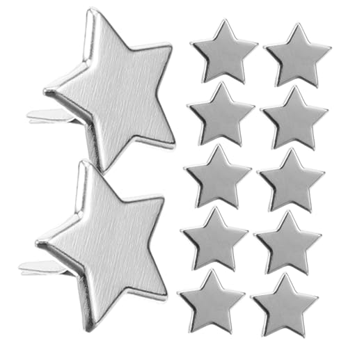 HAPINARY 100 Stück Teiliges Metall Papierklammern Sternform Robust Langlebig für Scrapbooking DIY Basteln Kunsthandwerk Dekoration von HAPINARY