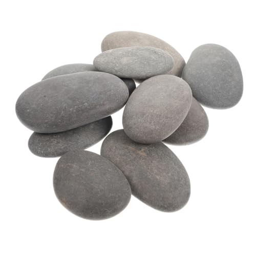 HAPINARY 10stücke Handverlesene Glatte Steine Für Malen Für Junge Mädchen DIY Heimdekoration Und Aquarien Natürliche Flusssteine Für Und Kunsthandwerk von HAPINARY