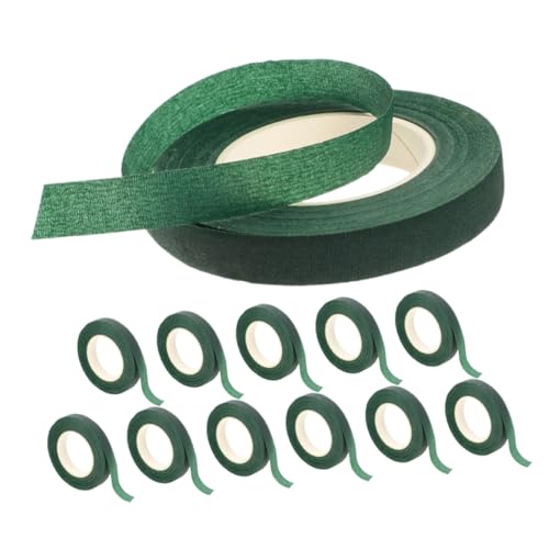 HAPINARY 12 Rollen Floristenband Grün Selbstklebendes Kreppband Flexibles Blumenklebeband für Blumenstiele DIY Blumensträuße und Floristik Projekte HAPINARY 12 Rollen Floristenband Grün Selbstklebendes Kreppband Flexibles Blumenklebeband für Blumenstiele DIY Blumensträuße und Floristik Projekte von HAPINARY