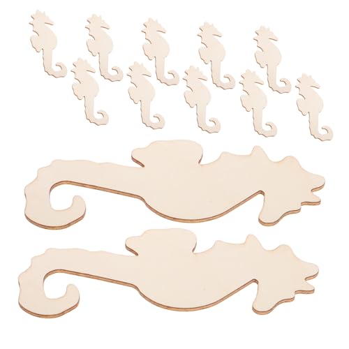 HAPINARY 12 Stück Seepferdchen Holzdekorationen Diy Unbehandeltes Holz Bastelrohlinge Seepferdchen-ornamente Holzausschnitte HAPINARY 12 Stück Seepferdchen Holzdekorationen Diy Unbehandeltes Holz Bastelrohlinge Seepferdchen-ornamente Holzausschnitte von HAPINARY