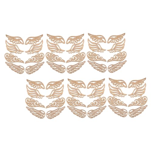 HAPINARY 120 Stück Bastelornamente Feiertags Leerflügel Engelsmalerei Dekorscheiben Basteln Natürliche Graffiti Ausschnitte Mitte Und Herstellung Aufhängen DIY Tisch – Flügel HAPINARY 120 Stück Bastelornamente Feiertags Leerflügel Engelsmalerei Dekorscheiben Basteln Natürliche Graffiti Ausschnitte Mitte Und Herstellung Aufhängen DIY Tisch – Flügel von HAPINARY
