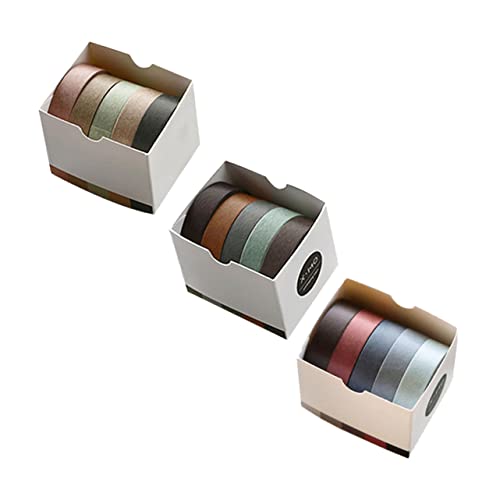 HAPINARY 15 Rollen Washi-papierbänder Farbige Deko-aufkleber Geschenkverpackungsband Für Selbstgemachte Bastelarbeiten HAPINARY 15 Rollen Washi-papierbänder Farbige Deko-aufkleber Geschenkverpackungsband Für Selbstgemachte Bastelarbeiten von HAPINARY