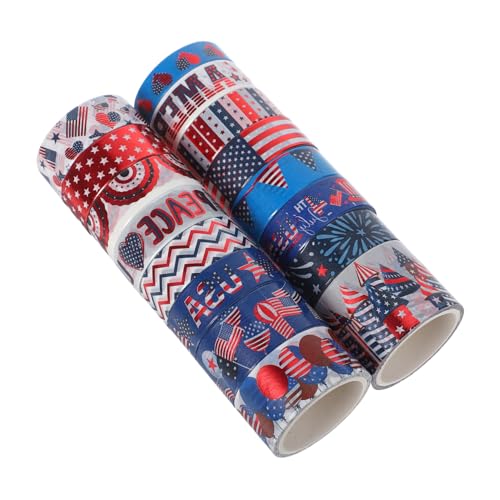 HAPINARY 16 Rollen Washi Tape mit Of July Dekoratives Klebeband für Scrapbooking Journals und Feiertagsdeko Japanisches Papier pro Rolle Einfach zu Schneiden und Kleben HAPINARY 16 Rollen Washi Tape mit Of July Dekoratives Klebeband für Scrapbooking Journals und Feiertagsdeko Japanisches Papier pro Rolle Einfach zu Schneiden und Kleben von HAPINARY