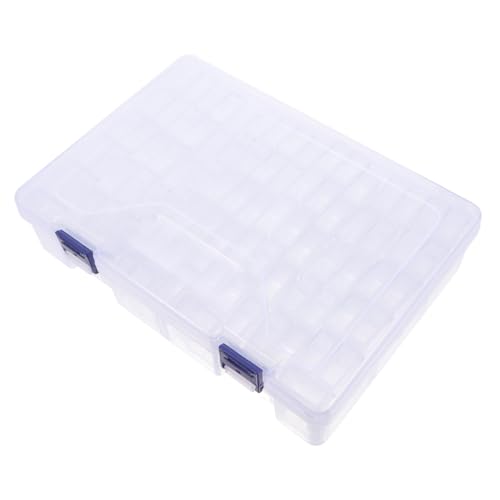 HAPINARY Fächerbox Maniküre-materialbox Mit Fächern Nailart-aufbewahrungsbox Perlenbox Transparent Für Aufbewahrung Kleiner Gegenstände von HAPINARY