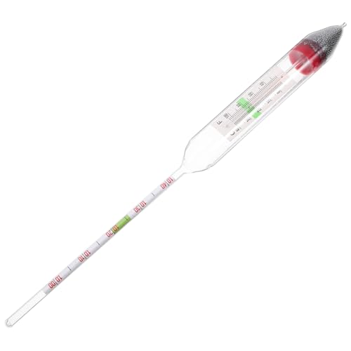 HAPINARY Salzgehalt Hydrometer Für Aquarium Glas Dichtemessgerät Mit Textur Präzise Messung Meerwasseraquarium Tester Salzwasser Wassersalzgehalt-messgerät von HAPINARY
