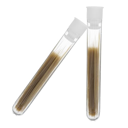 HAPINARY 2 Flaschen Künstliche Tierschnurrhaare Zum Basteln: 0,2 Mm Katzenschnurrhaare Für DIY-puppenprojekte – Modellierzubehör Für Stofftiere von HAPINARY