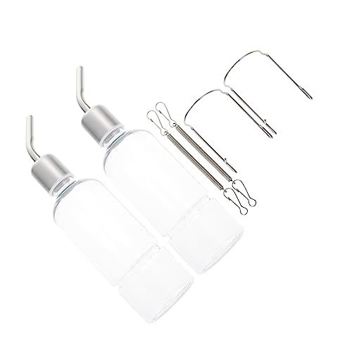 HAPINARY 2 STÜCK Hängende Trinkflaschen für Haustiere Wasserspender für Kaninchen Chinchillas und Meerschweinchen Freies Material Installieren Transparentes Design für Einfache Überwachung HAPINARY 2 STÜCK Hängende Trinkflaschen für Haustiere Wasserspender für Kaninchen Chinchillas und Meerschweinchen Freies Material Installieren Transparentes Design für Einfache Überwachung von HAPINARY