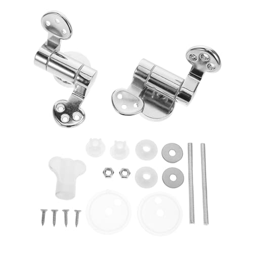 HAPINARY 2 Sets Toilettendeckelscharnier Toilettendeckel Befestigungsschraube Toilettensitzdeckelscharnier Ersatzsatz Selbstschließende Toilettendeckeldämpfer Ersatz HAPINARY 2 Sets Toilettendeckelscharnier Toilettendeckel Befestigungsschraube Toilettensitzdeckelscharnier Ersatzsatz Selbstschließende Toilettendeckeldämpfer Ersatz von HAPINARY