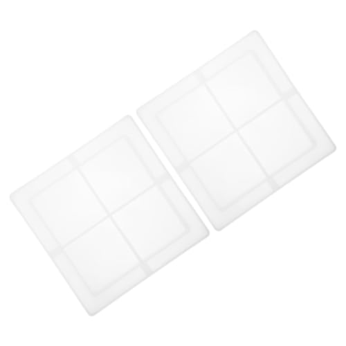HAPINARY 2 Stück Handgefertigte Silikonform Werkzeug zur Herstellung von Aschenbechern DIY manuelle Form Silikonformen kreative Form DIY quadratische Formen Aschenbecherform Kieselgel Weiß von HAPINARY
