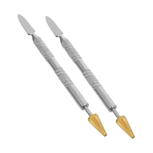 HAPINARY 2 Stück Leder Kantenfärbestift Multifunktionaler Stift für Präzises Lederhandwerk und Kantenversiegelung Werkzeug für DIY Projekte und Lederarbeiten von HAPINARY