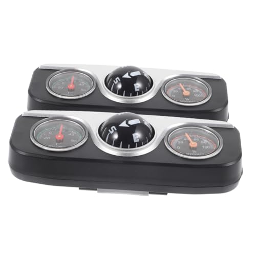 HAPINARY 2 Stück Multifunktionaler Auto Armaturenbrett Kompass mit Thermometer und Hygrometer Präzise Navigation und Umweltmessung Einfach für Fahrzeuginnenraum Zuverlässige Richtungshilfe HAPINARY 2 Stück Multifunktionaler Auto Armaturenbrett Kompass mit Thermometer und Hygrometer Präzise Navigation und Umweltmessung Einfach für Fahrzeuginnenraum Zuverlässige Richtungshilfe von HAPINARY