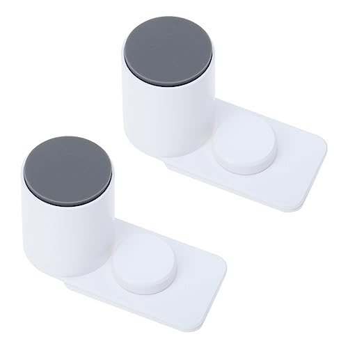 HAPINARY 2 Stück Sichere Türstopper Drehbare Fingerklemmschutz Türstopper für Selbstklebend Verhindern Türschläge und Schützen Haustiere Design Drehbar Weiß von HAPINARY