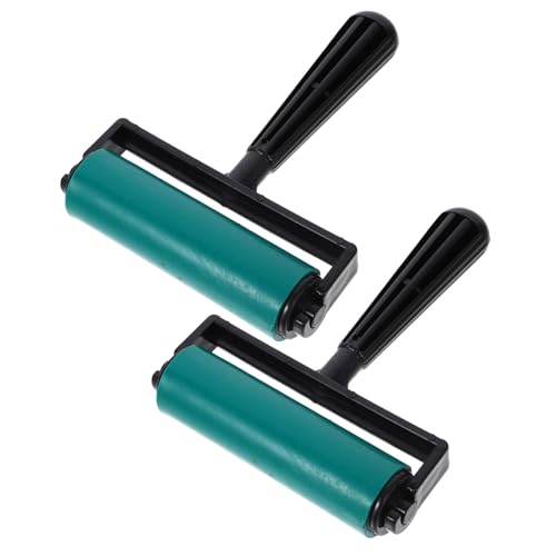 HAPINARY 2 Stück Teiliges Druckwalzen aus Kunststoff Glue Rollers für Printmaking und Diamond Art Painting Handliche Stempelroller für Erwachsene Robust und Langlebig Vielseitig Einsetzbar von HAPINARY