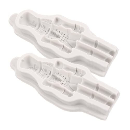 HAPINARY 2 Stück Teiliges Silikonform Soldat Weihnachtsdekoration Bastelform für DIY Ornamente aus Flexiblem Langlebigem für Weihnachtsbasteleien und Festliche Wohnaccessoires von HAPINARY
