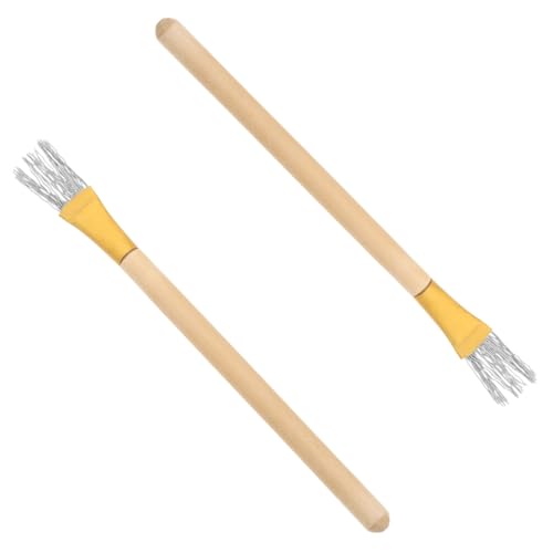 HAPINARY 2 Stück Teiliges Töpferwerkzeug Drahtbürste mit Holzgriff Ergonomisch Geformt Metallbürste für Texturierung Reinigung und Modellierung von Keramik Tonprojekten für Kneten und HAPINARY 2 Stück Teiliges Töpferwerkzeug Drahtbürste mit Holzgriff Ergonomisch Geformt Metallbürste für Texturierung Reinigung und Modellierung von Keramik Tonprojekten für Kneten und von HAPINARY