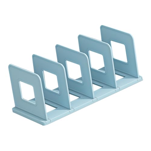 HAPINARY 2 Stück Teiliges Verstellbares Desktop Bücherregal aus Langlebigem Kunststoff Platzsparender Buch Magazinhalter Einfache Stabiler Organizer für Büro und Zuhause von HAPINARY