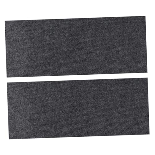 HAPINARY 2 Stück Teppichschutzabdeckung Kratzfester Möbelschutz Selbstklebendes Katzenkratzpad Kratzmatten für Katzen Katzenkratzer -Couch -Abdeckung Couchschutz Katze Polyester Dunkelgrau von HAPINARY