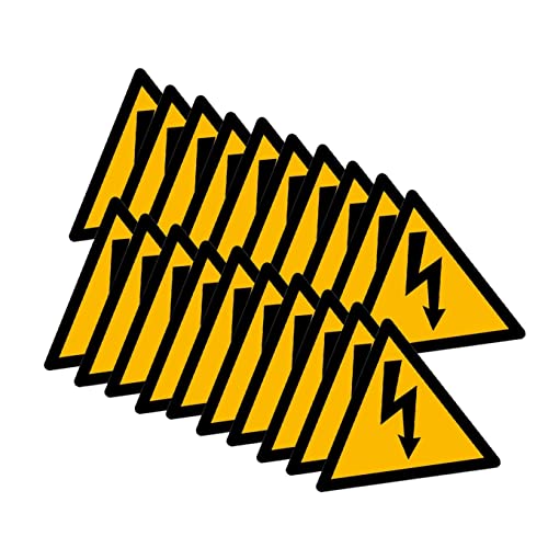 HAPINARY Warnschild Aufkleber „vorsicht Stromschläge“ Personalisierte Etiketten Für Geräte Aus Haltbarem Material Für Sichere Warnung von HAPINARY