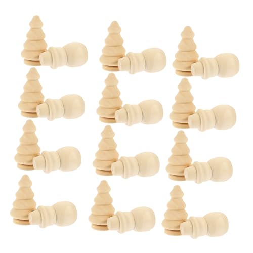 HAPINARY 20 Stück Teiliges DIY Weihnachtsdekor Unbemaltem Holz Weihnachtsbaum Ornamente für Bastelideen Individuell Gestaltbare Schneemann und Tannenbaum Figuren HAPINARY 20 Stück Teiliges DIY Weihnachtsdekor Unbemaltem Holz Weihnachtsbaum Ornamente für Bastelideen Individuell Gestaltbare Schneemann und Tannenbaum Figuren von HAPINARY