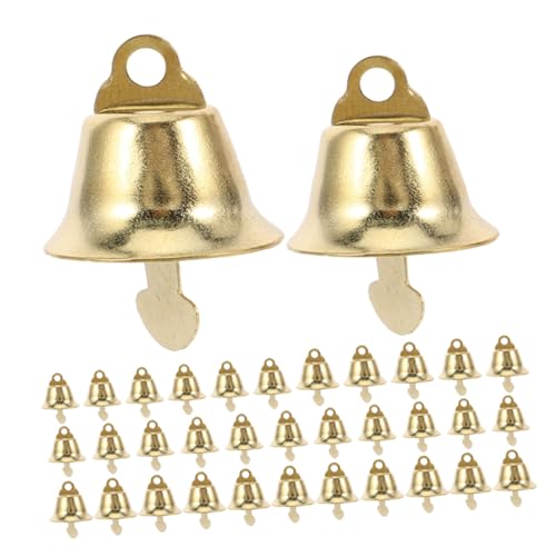 HAPINARY 200stücke Mini-Glocken Zum Basteln Kleine Glöckchen Aus Metall Goldene Tür-hängeglocken Tischglocken Für DIY-projekte Winzige Bastel-Glocken Für Weihnachten Und Dekoration von HAPINARY