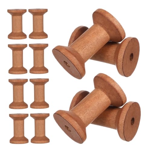 HAPINARY 25 Stück Teiliges Leere Holzspulen Robuste Vintage Garnspulen aus Massivem Holz Charmante Näh Stickgarnhalter für DIY Handarbeiten und Fadenaufbewahrung HAPINARY 25 Stück Teiliges Leere Holzspulen Robuste Vintage Garnspulen aus Massivem Holz Charmante Näh Stickgarnhalter für DIY Handarbeiten und Fadenaufbewahrung von HAPINARY