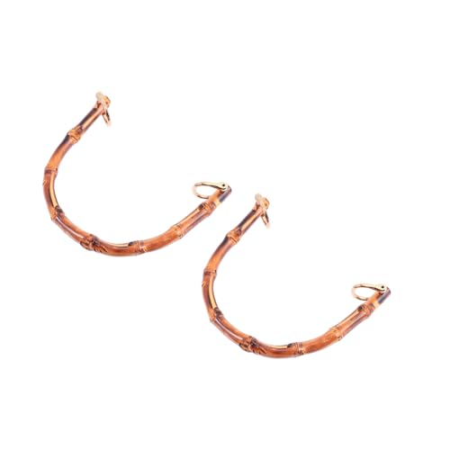 HAPINARY 3 Sätze Bambus Handtaschen Griffe Teiliges Ersatz Henkel Für DIY Taschen Robuste Bambus Henkel Mit Metallverschlüssen Langlebige Handtaschen Zubehör Für 2 Stücke * 3 HAPINARY 3 Sätze Bambus Handtaschen Griffe Teiliges Ersatz Henkel Für DIY Taschen Robuste Bambus Henkel Mit Metallverschlüssen Langlebige Handtaschen Zubehör Für 2 Stücke * 3 von HAPINARY