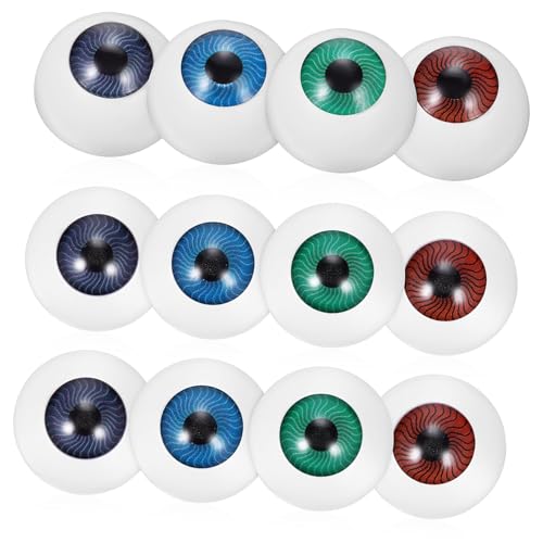 HAPINARY 30 Stück Halloween Deko Hohle Realistische Augen Leicht Halloween Party Requisiten für Kostüme Basteln und Festliche Dekoration von HAPINARY