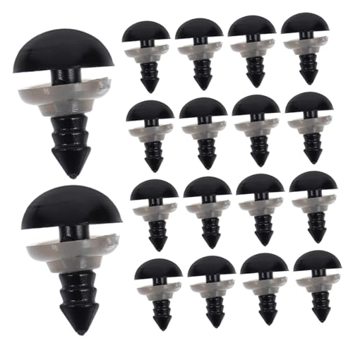 HAPINARY 320 Stück Schwarze Kunststoff sicherheitsaugen mit Unterlegscheiben Realistische Bastelaugen für DIY Puppen Häkeltiere Plüschtiere und Handgemachte Spielzeuge für originelles HAPINARY 320 Stück Schwarze Kunststoff sicherheitsaugen mit Unterlegscheiben Realistische Bastelaugen für DIY Puppen Häkeltiere Plüschtiere und Handgemachte Spielzeuge für originelles von HAPINARY
