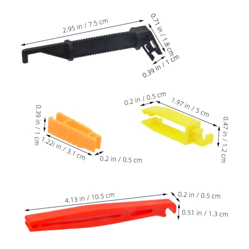HAPINARY 4 Stück Teiliges Auto Sicherungszangen Kunststoff Sicherungszieher Werkzeug für Einfaches Einsetzen und Entfernen von Flachsicherungen Kfz Elektrik Reparatur Zubehör von HAPINARY