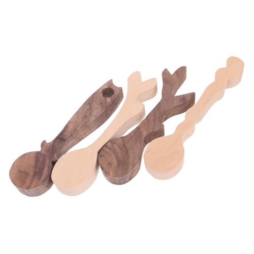 HAPINARY 4 Stück Teiliges Löffelschnitz Unvollendetem Holz DIY Holzlöffelrohlinge aus Buchenholz und Schwarznuss Geeignet für Anfänger und Bastelbegeisterte Kreative Schnitzprojekte HAPINARY 4 Stück Teiliges Löffelschnitz Unvollendetem Holz DIY Holzlöffelrohlinge aus Buchenholz und Schwarznuss Geeignet für Anfänger und Bastelbegeisterte Kreative Schnitzprojekte von HAPINARY